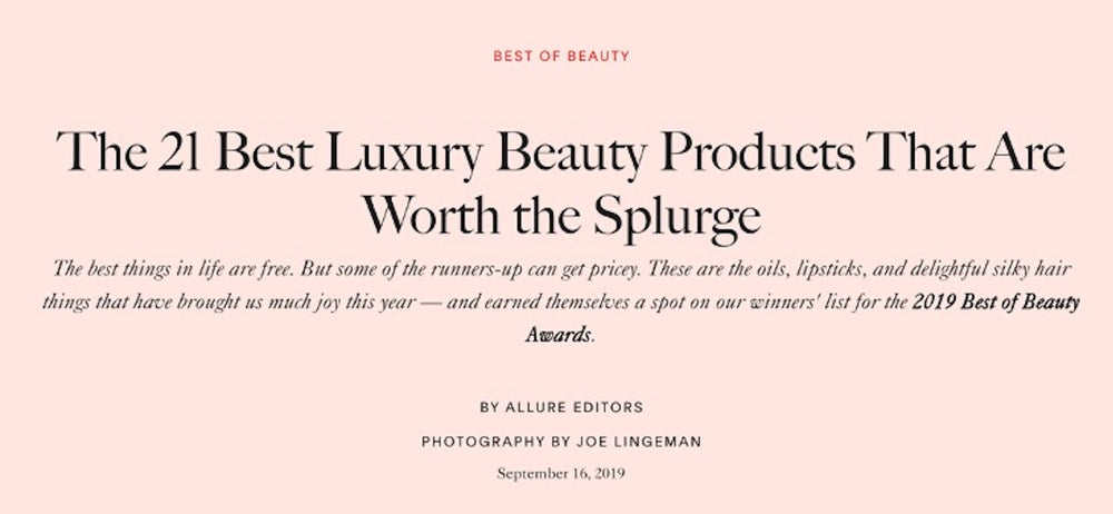 Allure Best of Beauty: Macrene Actives High Performance Neck and Décolletage Treatment Won the Best Splurges