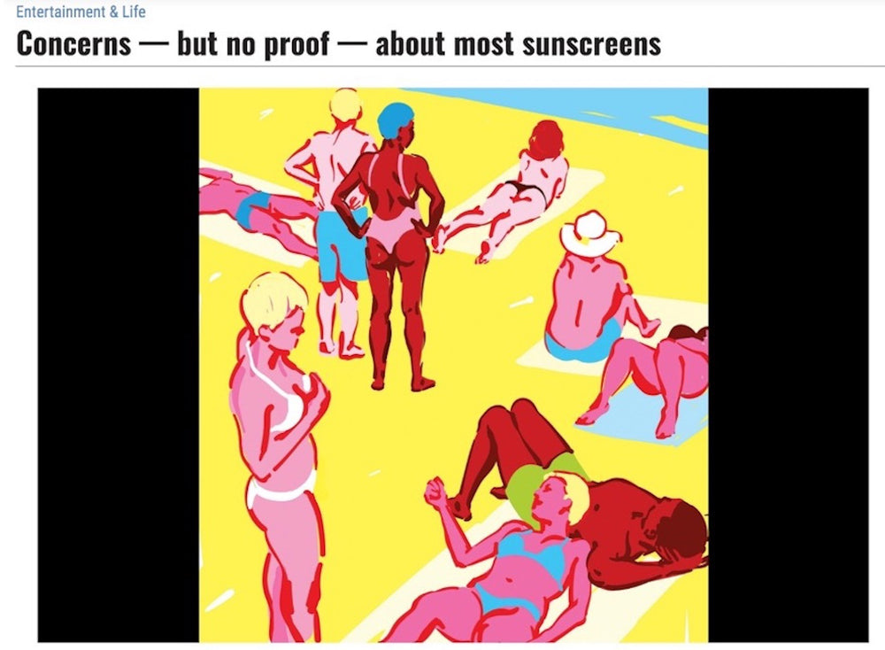 Herald-Tribune: Concerns — but no proof - about most sunscreens
