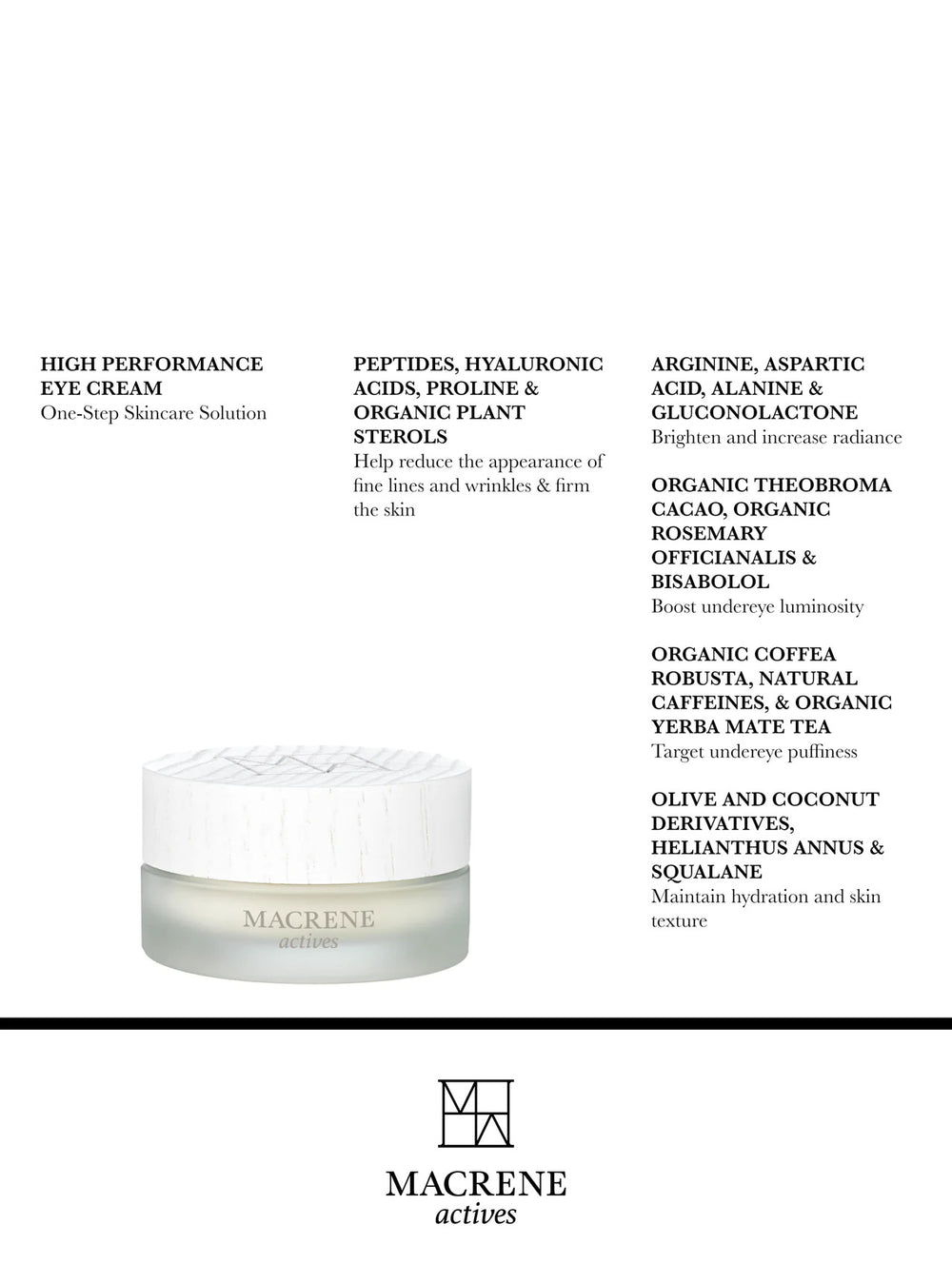 Skin + Earth: High Performance Eye Cream