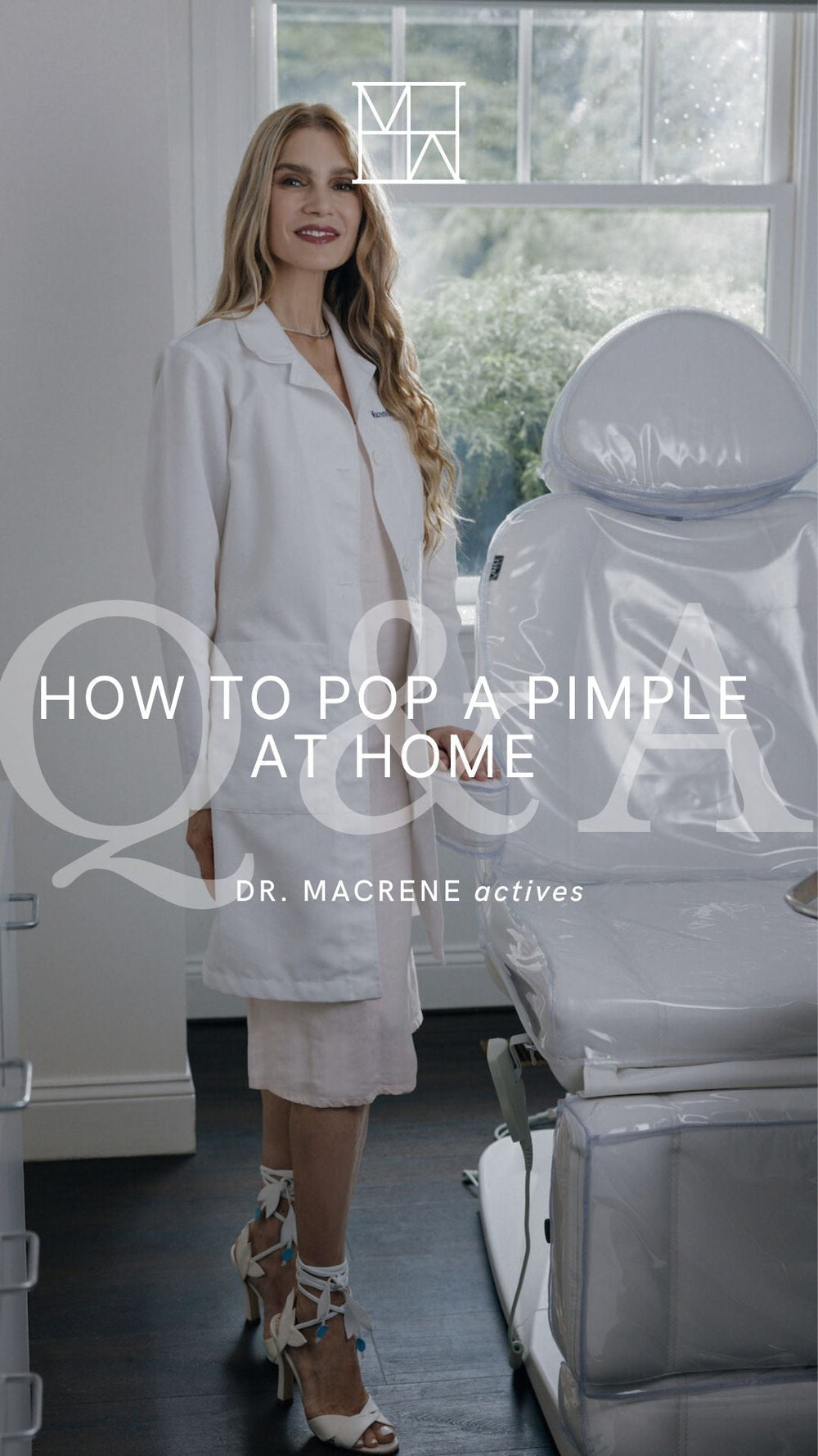 Ask Dr. A: How to Pop A Pimple at Home