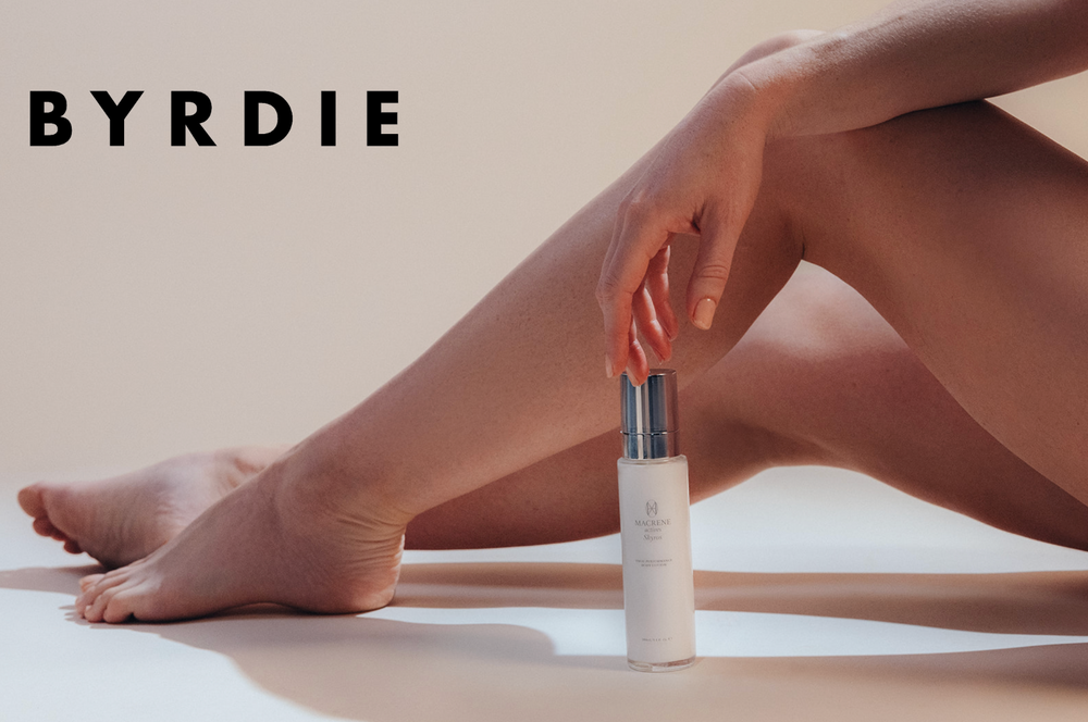 BYRDIE: Best Body Moisturizer for Mature Skin is DR. MACRENE actives